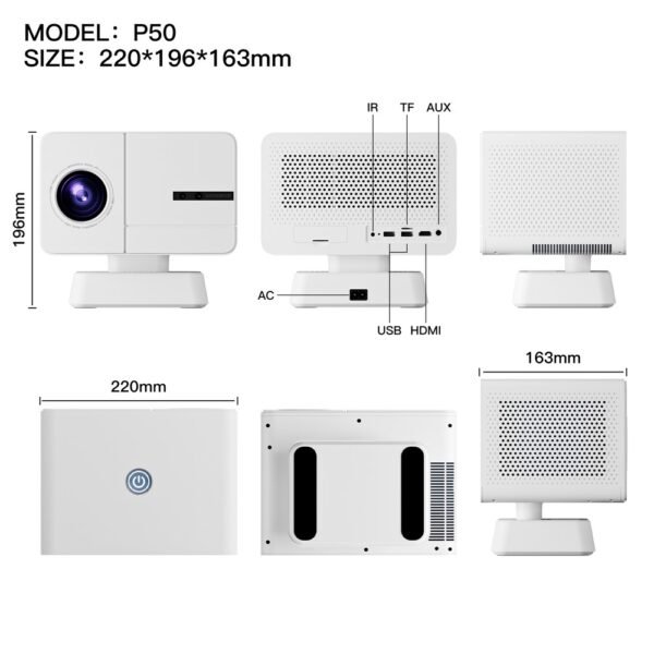 P50 Android 4K Projector