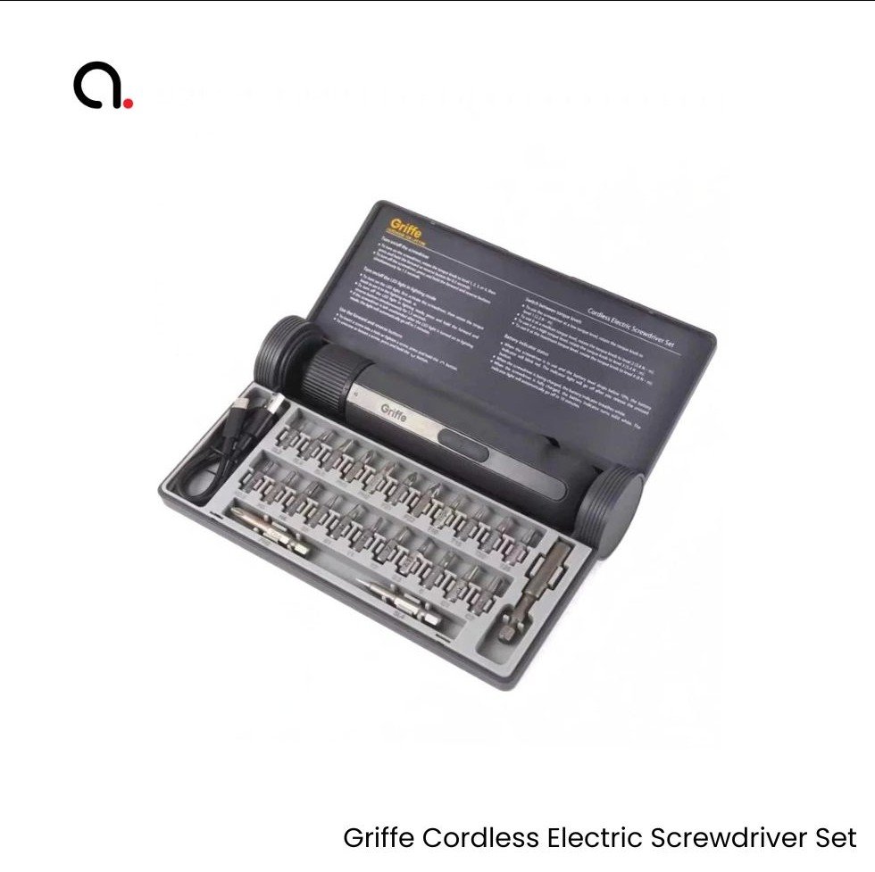 Griffe Cordless Electric Screwdriver Set