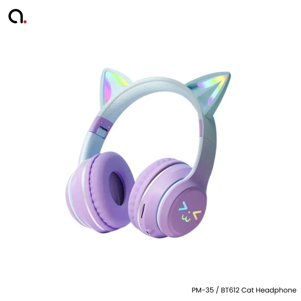 Cat ear rgb headphone