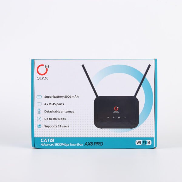 OLAX AX8 Pro CAT4 WiFi 6 4G Router