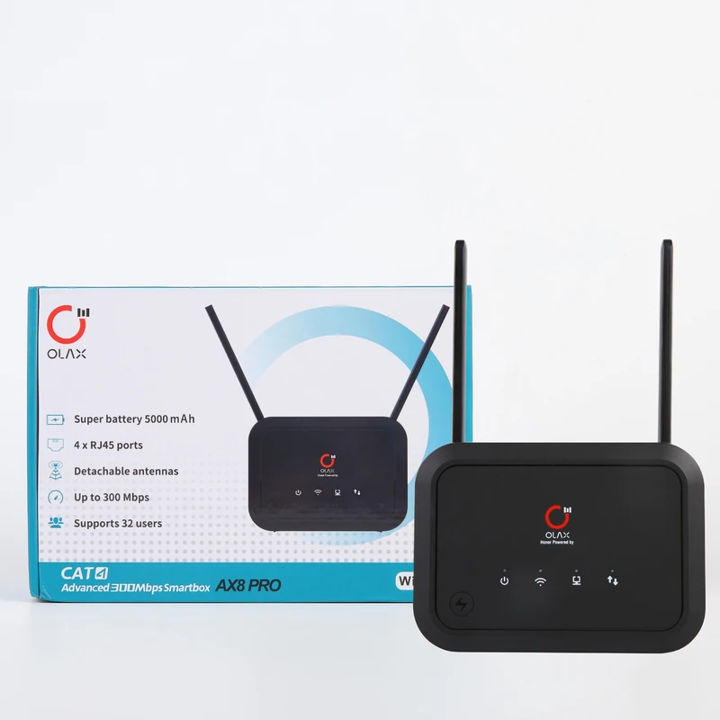 OLAX AX8 Pro CAT4 WiFi 6 4G Router