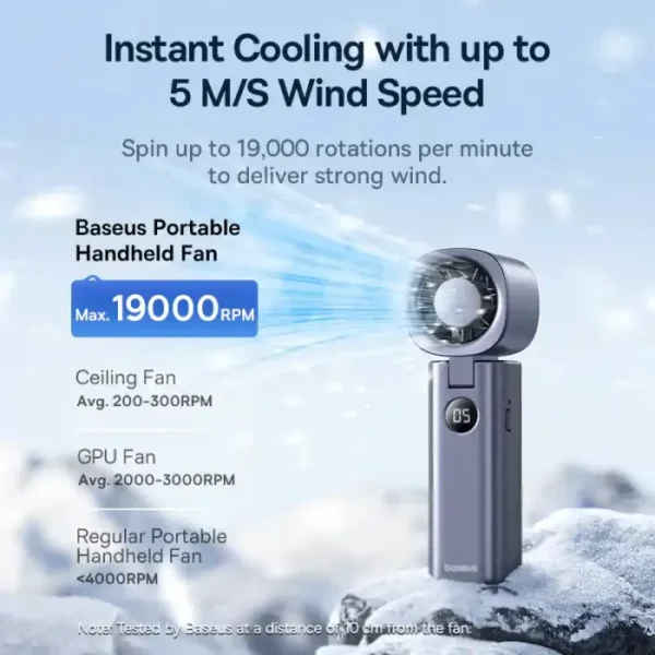 Baseus GoTrip DT1 Handheld Turbo Fan