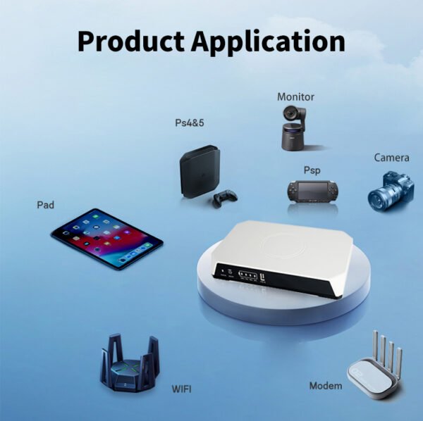 artronyx SKE POE-36E-LFP Mini DC UPS 20000mAh 36W