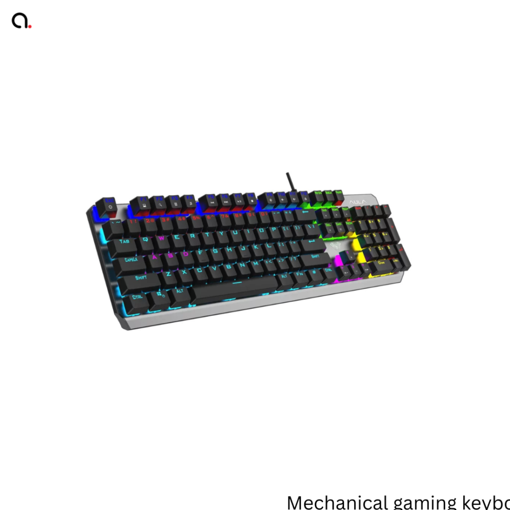 AULA F2066-II Mechanical Gaming Keyboard RGB Wired 104-Key Blue Switch