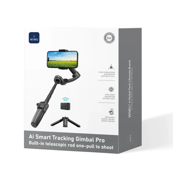 WiWU Wi-SE016 AI Face Tracking Gimbal Stabilizer