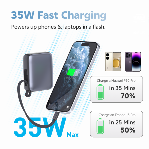 QCY PB10C 10000mAh 35W Power Bank
