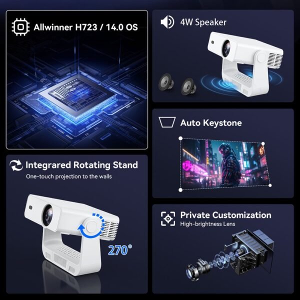 Vexion A100 Pro Smart Android Projector