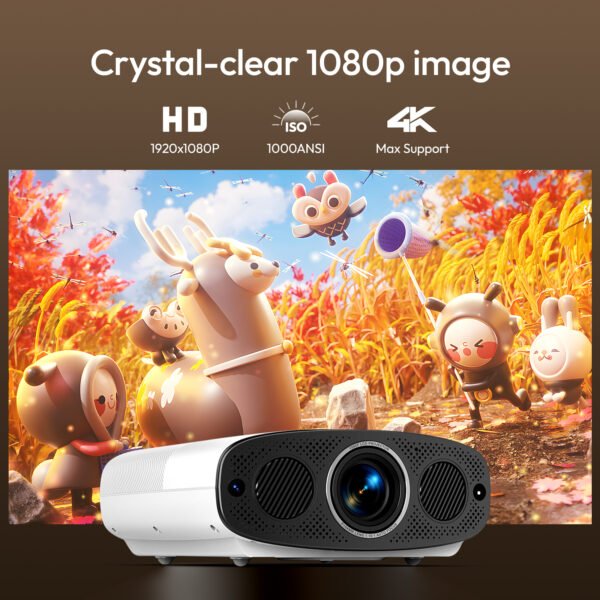 VEVSHAO A22 1000ANSI Smart Android Projector