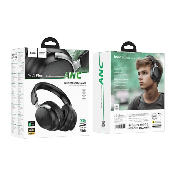 Hoco W53 Plus ANC Wireless Headphone box