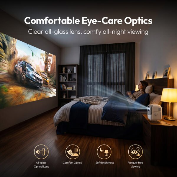 BYINTEK Love 2 U6 Projector comfortable eye
