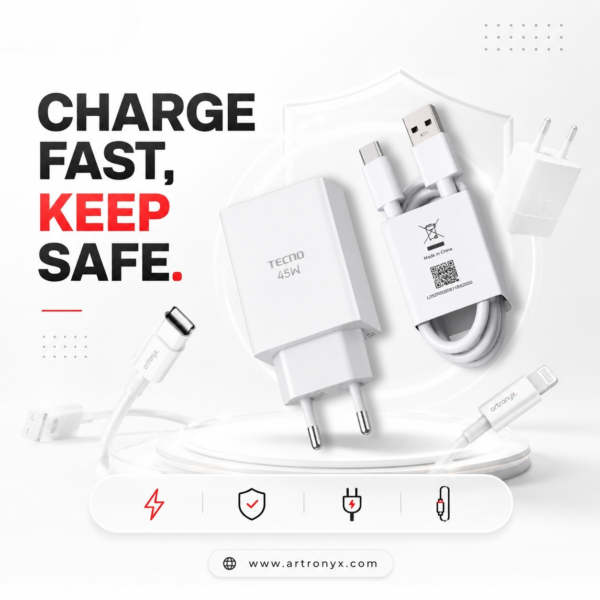 Tecno 45w charger