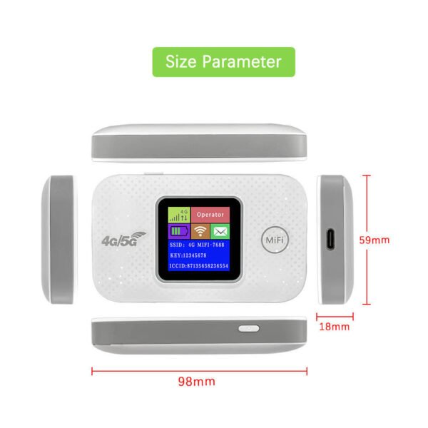 MF687 4G LTE MiFi Pocket Router