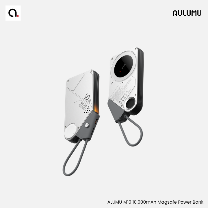 AULUMU M10 10,000mAh Multi-Charging Dual-Mag Power Bank