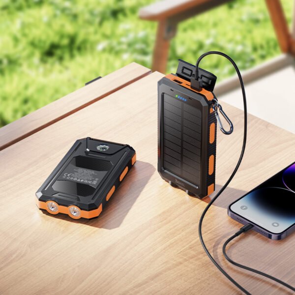 Hoco J164 Platinum 8,000mAh Solar Power Bank Price