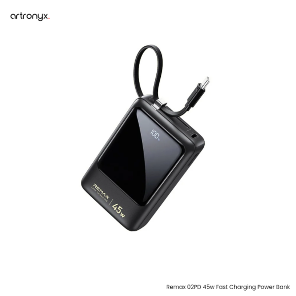 Remax 02PD 45W Fast Charging Power Bank 20,000mAh