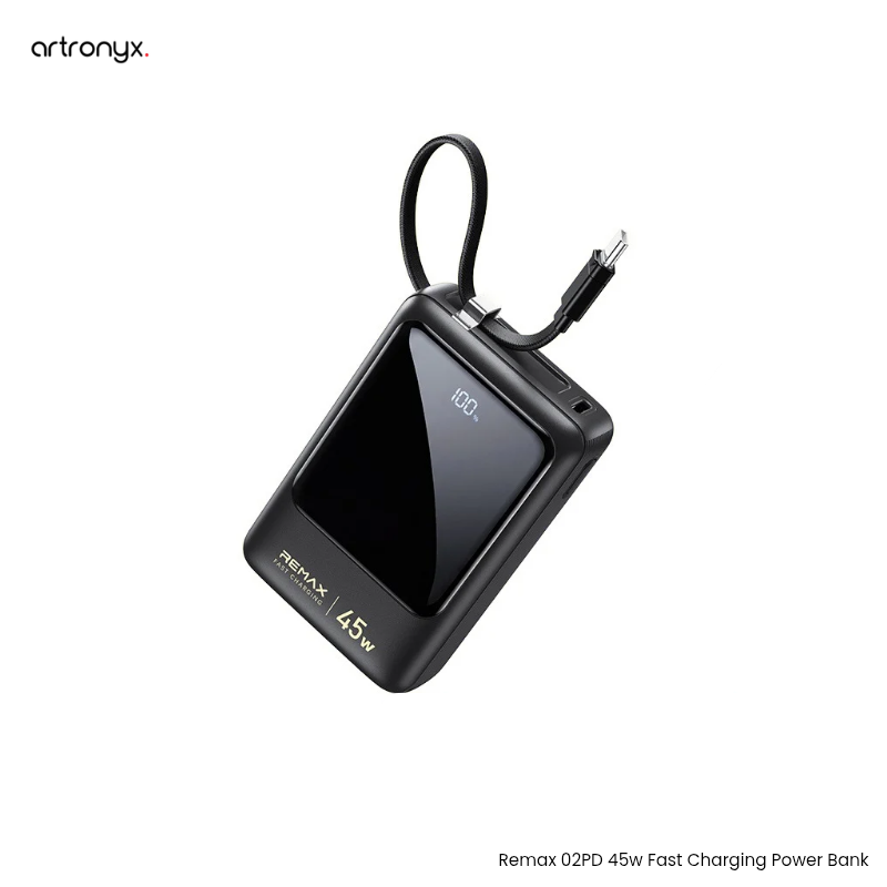 Remax 02PD 45W Fast Charging Power Bank 20,000mAh