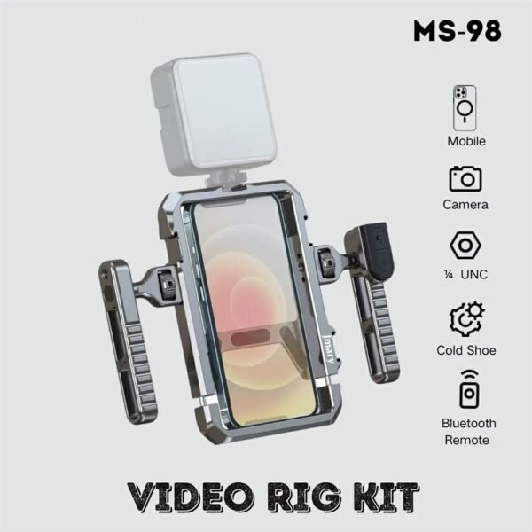 JMARY MS-98 Aluminum Alloy Smartphone Video Rig Kit
