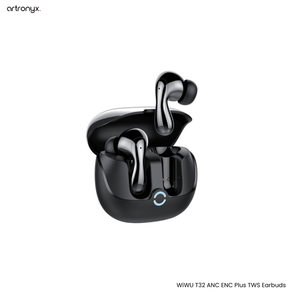 WiWU T32 ENC Plus ANC ENC TWS Earbuds in Bangladesh