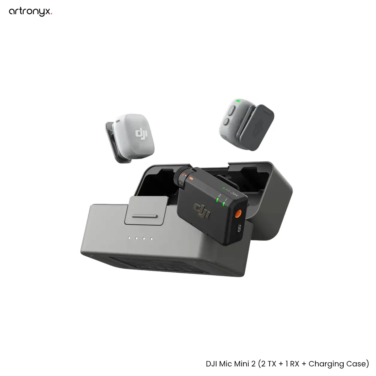 DJI Mic Mini 2 Wireless Microphone (2 TX + 1 RX + Charging Case)